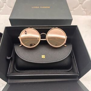 Linda Farrow Gold Luxury Sunglasses